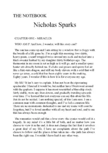 The Notebook by Nicholas Sparks