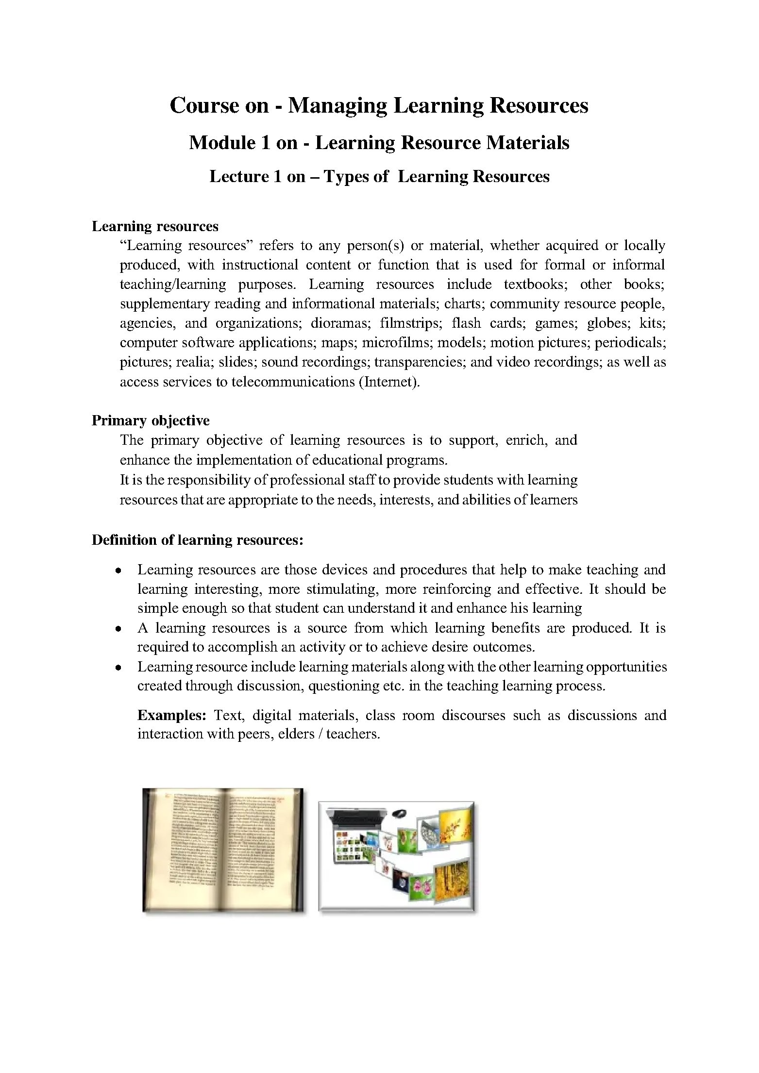 Types of Learning Resources Explained