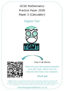 2026 Practice Paper 3 Higher Tier Calculator