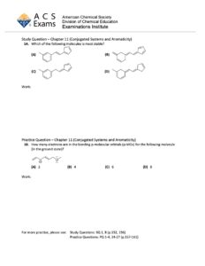 ACS Exams ORS Classroom Practice Student Handout