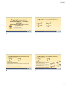 ACS Exams Organic Chemistry Second Semester Practice PowerPoint