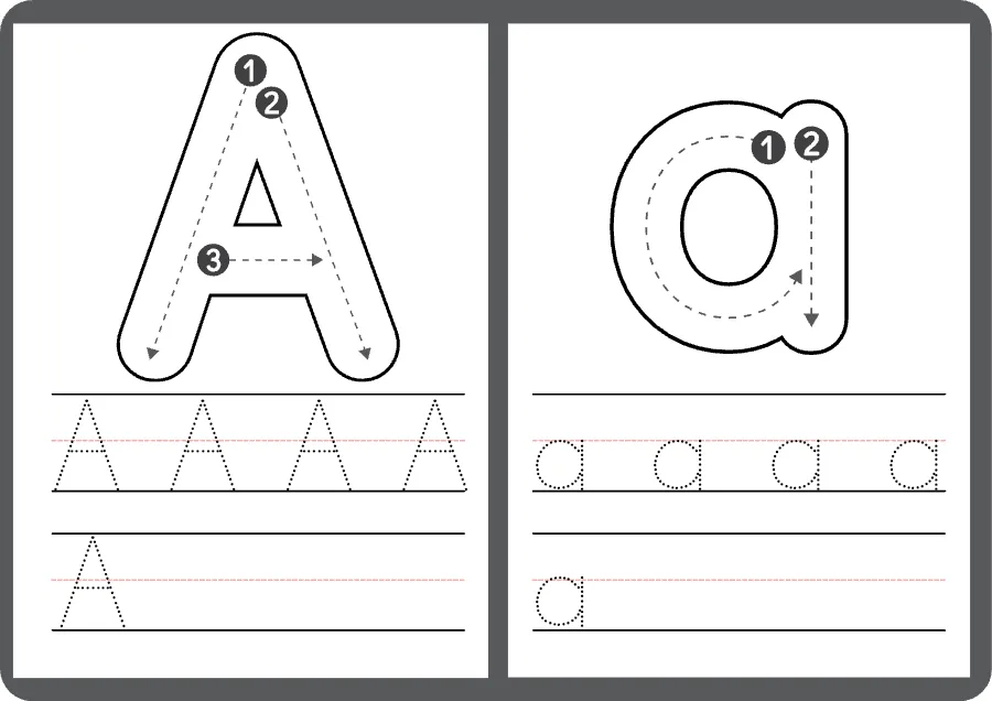 Alphabet Tracing Worksheets for Kids - Educational Resource