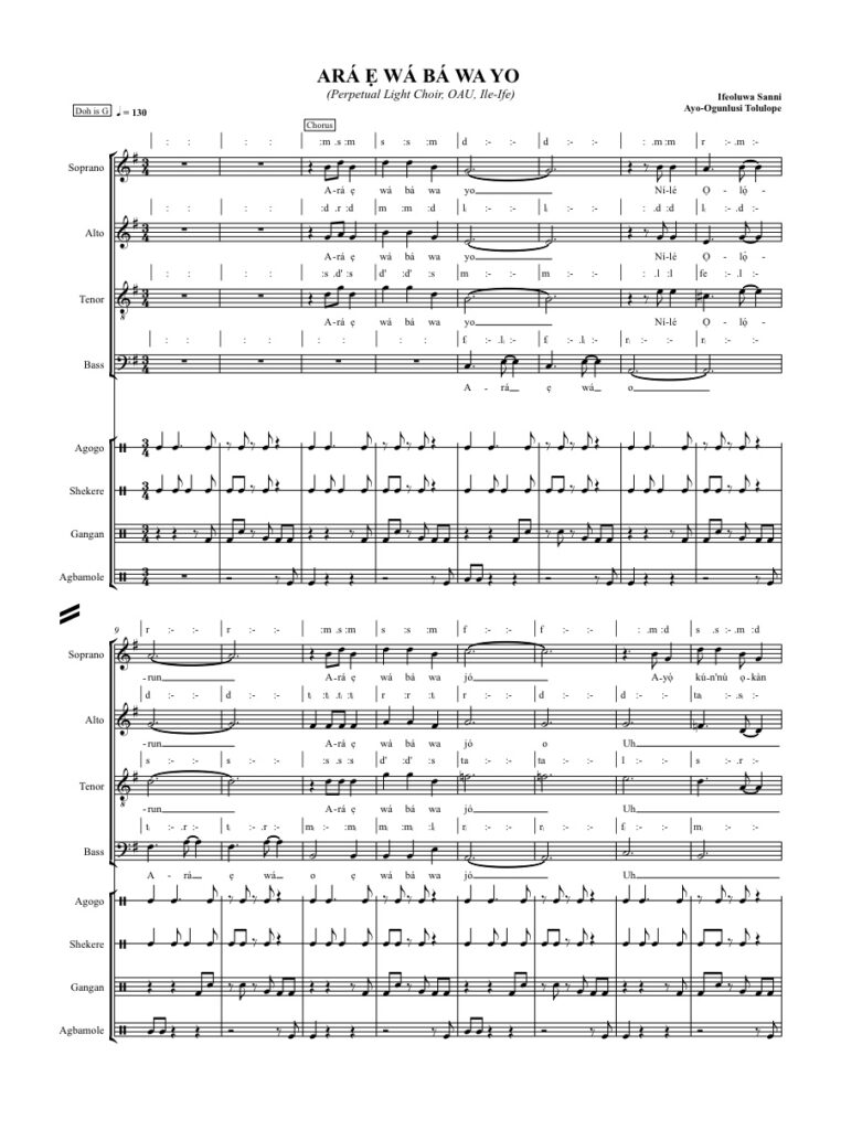 Ara Ẹ Wá Bá Wa Yo - Perpetual Light Choir
