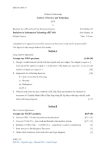 BIT103 Digital Logic – Tribhuvan University 2078