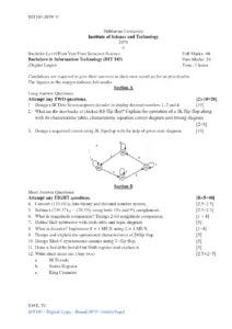 BIT103 Digital Logic – Tribhuvan University 2079