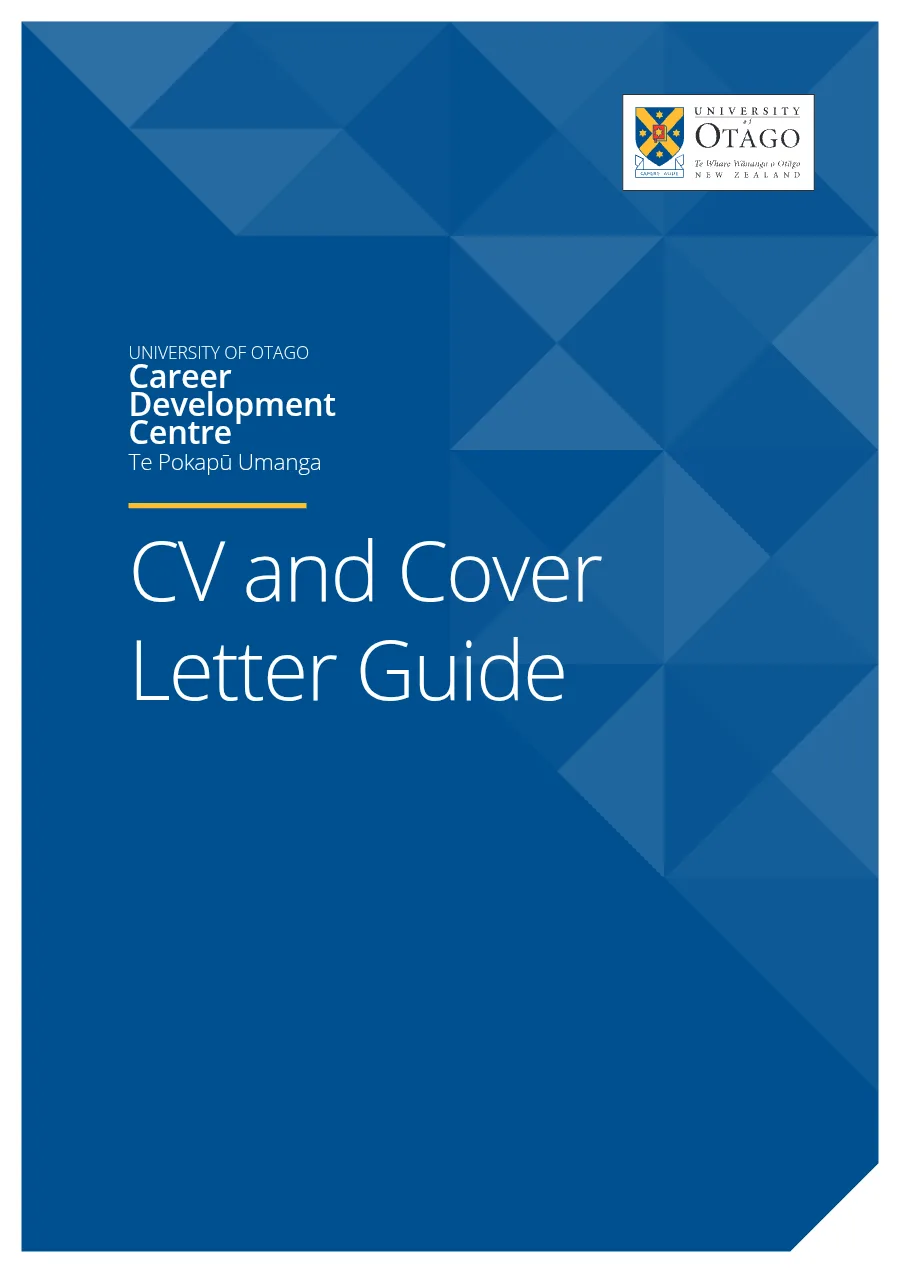 CV and Cover Letter Guide