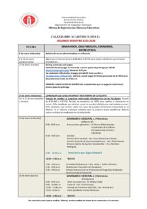 Calendario Académico Segundo Semestre 2025-2026 – Universidad de Puerto Rico