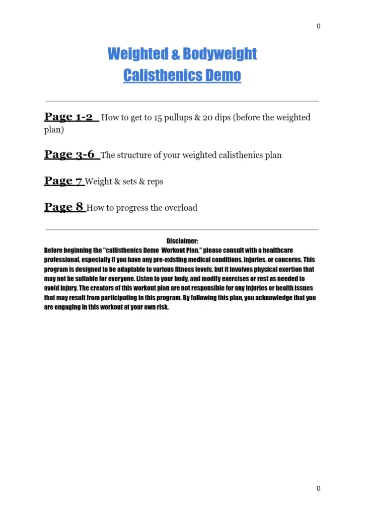 Calisthenics Demo: Achieve 15 Pull-Ups and 20 Dips