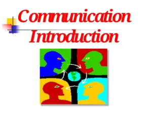 Communication Types and Forms of Communication