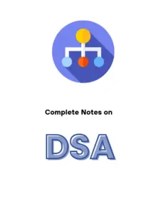 Data Structures and Algorithms Handwritten Notes