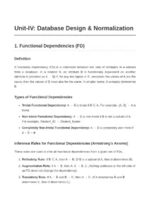 Database Management System Full Notes