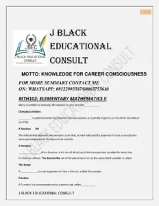 Elementary Mathematics II