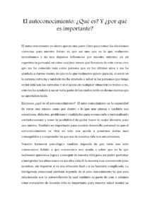 Ensayo Crítico: Reflexiones sobre el Autoconocimiento
