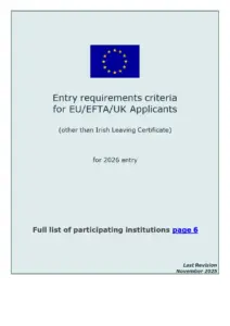 Entry Requirements for EU EFTA UK Applicants 2026