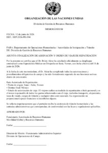 Finalization of Assignment and Travel Order for Dr. Bristy Aktar