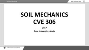 Flow in Soils: Permeability and Seepage