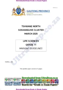 Grade 11 Life Sciences March 2025 Question Paper