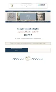 Guía de Filosofía 10 – 2 Trimestre