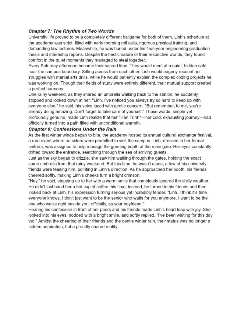 Hàn Trình and Anh Dương - Chapter 4: A Journey of Growth