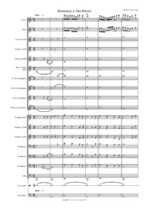Homenaje a Tito Puente – Score and Parts