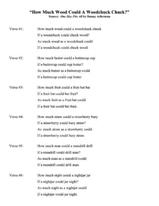How Much Wood Could A Woodchuck – Danny Adlerman