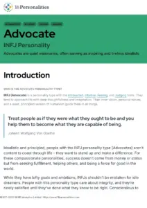 INFJ Personality Traits and Characteristics