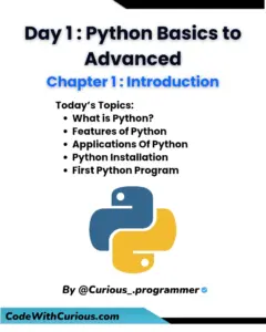 Introduction to Python Programming