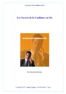 Les Secrets de la Confiance en Soi – Orison S. Marden