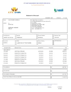 Liquid Fund Unit Trust Scheme 2025 – 2026