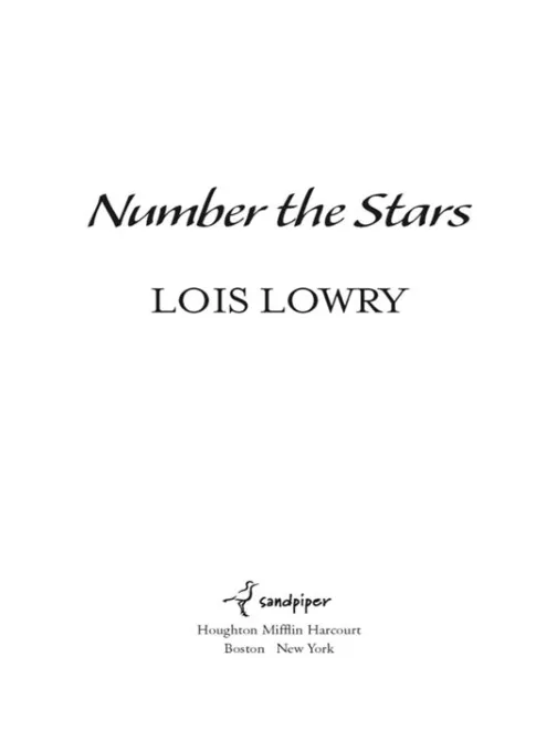 Lois Lowry - Number the Stars