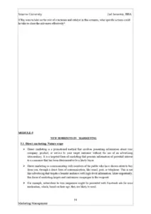 Marketing Management Study Material 2025