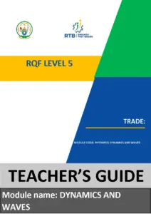 PHYDW501 Dynamics and Waves Teacher’s Guide