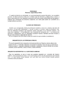 Personas en el Derecho Romano: Fuentes y Requisitos