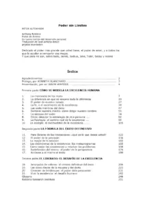 Poder Sin Límites: La Nueva Ciencia del Desarrollo Personal