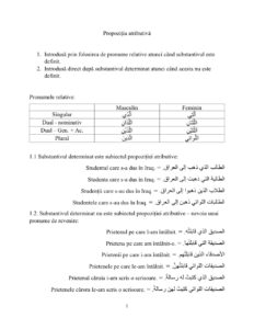 Propoziția Atributivă – Structuri și Exemple