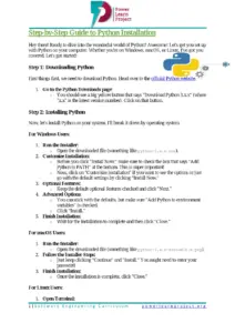 Python Installation: Step-by-Step Guide for Beginners