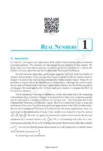 Real Numbers: Properties and Applications
