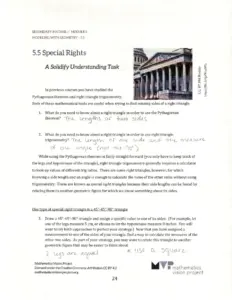 Secondary Math 3 Module 5 Answers – Special Rights