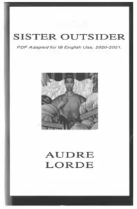 Sister Outsider: Essays and Speeches by Audre Lorde