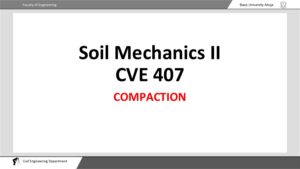 Soil Compaction Part II