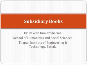 Subsidiary Books by Dr. Rakesh Kumar Sharma