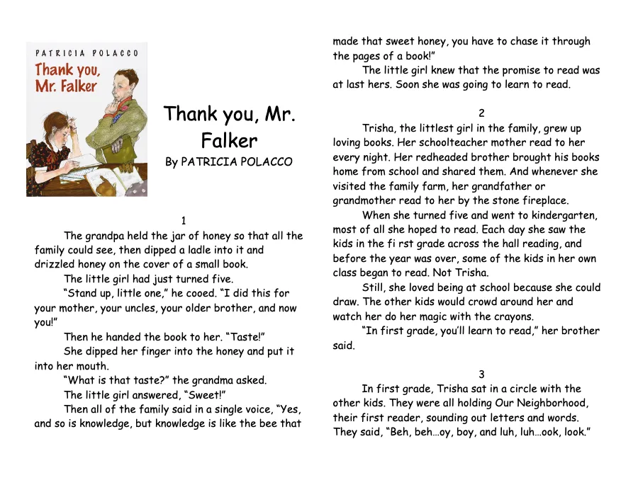 Thank You, Mr. Falker by Patricia Polacco