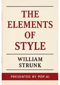 The Elements of Style by William Strunk Jr.