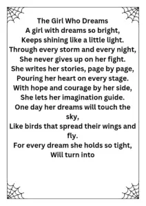 The Girl Who Dreams: A Collection of Inspiring Poems