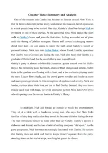 The Great Gatsby – Chapter 3 Summary and Analysis