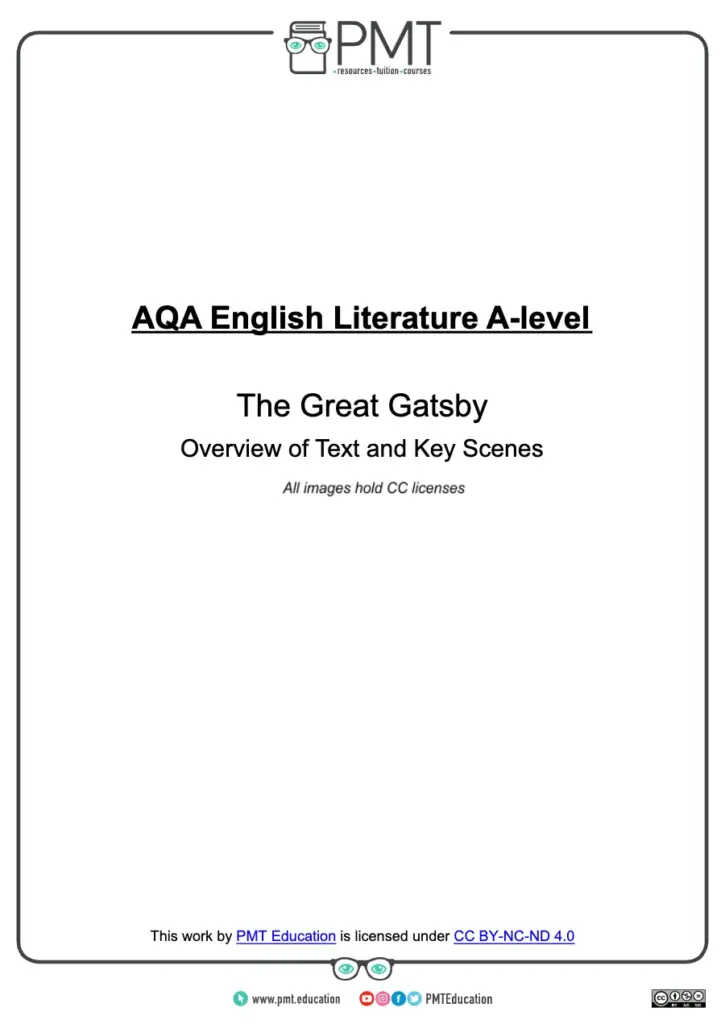 The Great Gatsby Overview