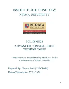 Tunnel Boring Machines in Metro Construction