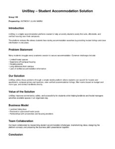 UniStay: Student Accommodation Solution