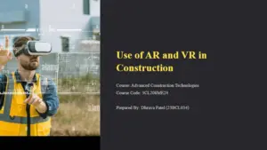 Use of AR and VR in Construction