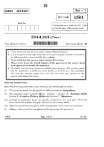 1 S 1 English Core